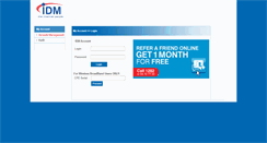 Desktop Screenshot of customers.idm.net.lb